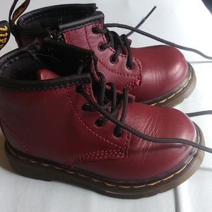 Baby US Size 6 Burgundy Dr Martens